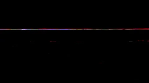 A VHS tape noise background featuring real defects on a Black Background. 스톡 동영상 277864555