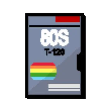 Vhs tape representing 80s retro video entertainment イラスト素材