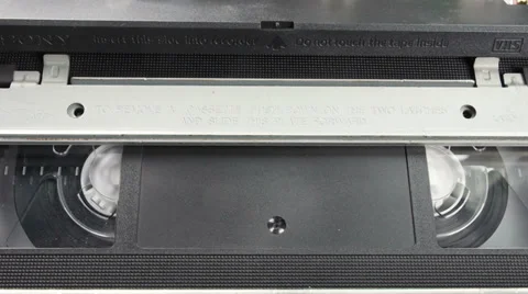 VHS Tape Rolling Stock Footage 30236329