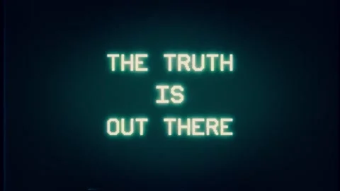 VHS VCR distort truth out there Stock Footage 301066388