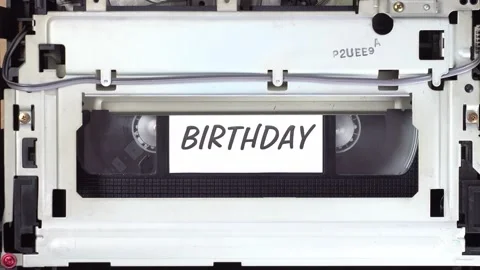 VHS video cassette in motion 스톡 동영상 130462241