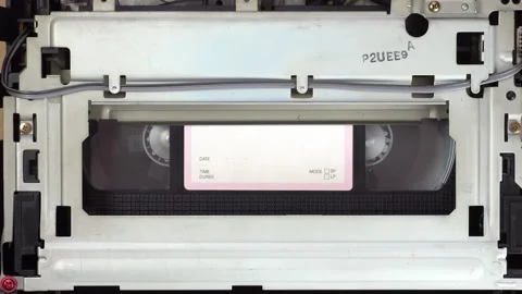 VHS video cassette in motion 스톡 동영상 130462468