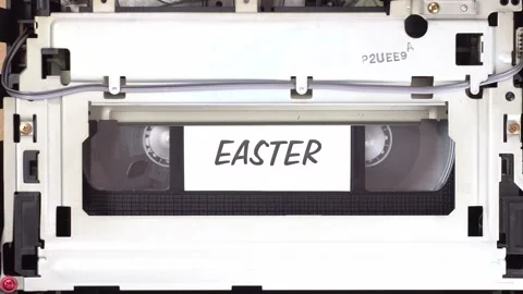 VHS video cassette in motion 스톡 동영상 130462922