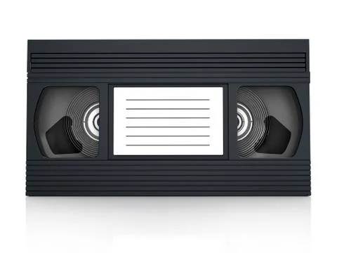 VHS videotape Stock Illustration