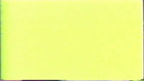 VHS Yellow Background with Glitch 스톡 동영상 135601857