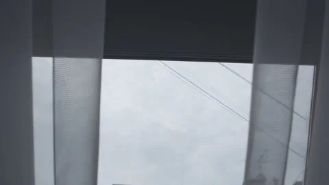 Vi from the window to the sky Stock Footage 162479120