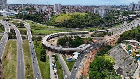 Viaduct construction Stock Photos