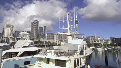 Viaduct Harbour Stock Footage 196901414