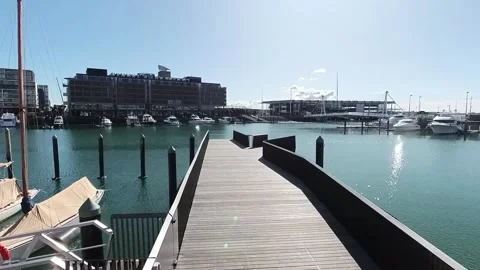 Viaduct Harbour Stock Footage 204072481