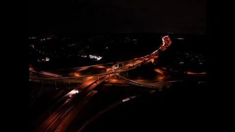 Viaduct hyper lapse Stock Footage 288157956