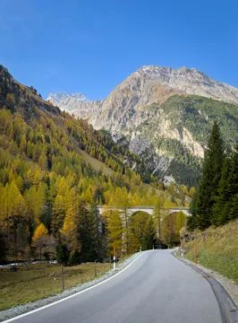 Viaduct at Preda Stock Photos