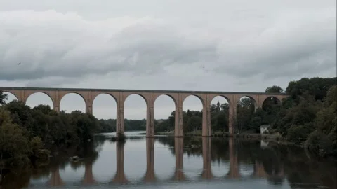 Viaduct Timelapse Stock Footage
