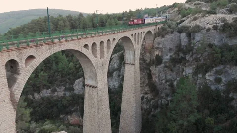 Viaduct in turkey Stock Footage 252025420