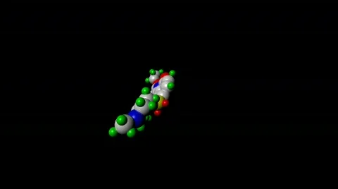 Viagra Molecule Stock Footage 442317
