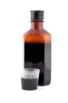 Vial brown Stock Photos