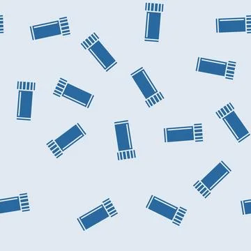 Vial plastic package glyph seamless pattern Stock Illustration
