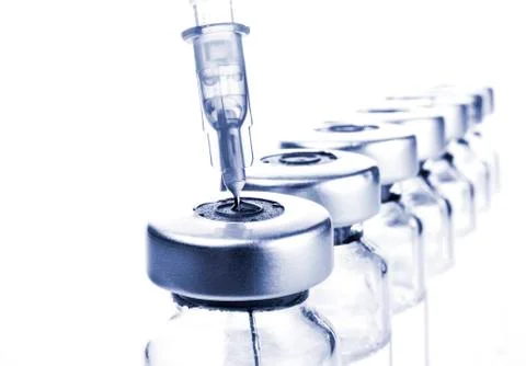 Vials and Syringe Stock Photos