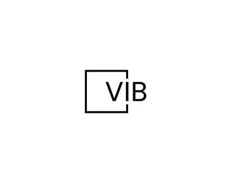 VIB letter initial logo design vector illustration Stock Illustration