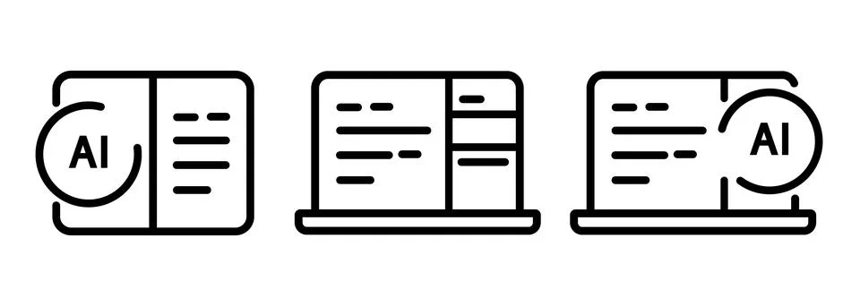 Vibe coding AI assisted code Artificial intelligence software development Stock Illustration