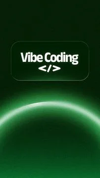 Vibe coding focuses on creating a unique atmosphere through programming and Stock Illustration