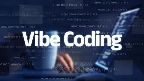 Vibe coding involves hands-on programming with focus on modern techniques and Stock-Fotos