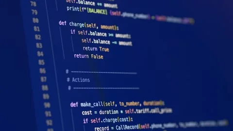 Vibe coding session with ai assistant visible on screen displaying source code Stock Footage 332810787