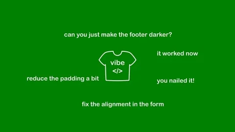 Vibe Coding, Vibe Coder, AI Writes Code Concept - Green Screen, Seamless Looping Stock Footage 335956855