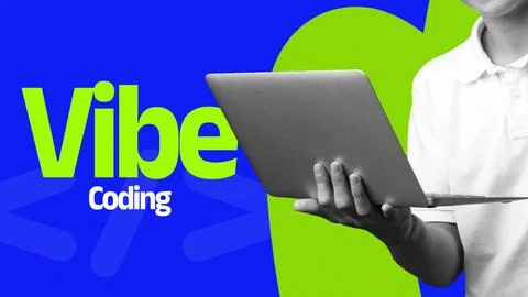 Vibe coding workshop involves hands-on learning with laptops in a bright Stock Photos