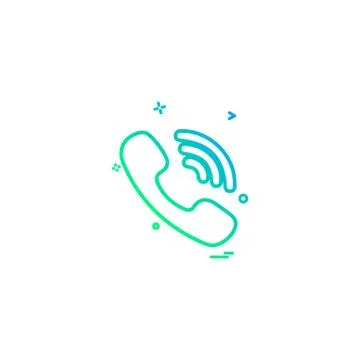 Viber icon design vector Illustrazione stock