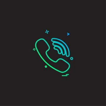 Viber icon design vector Stock Illustration