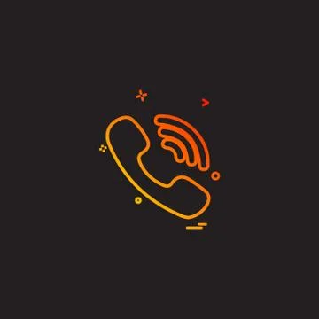 Viber icon design vector Illustrazione stock