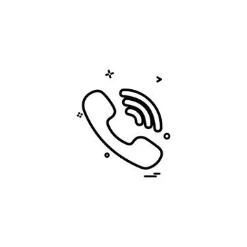 Viber icon design vector Illustrazione stock