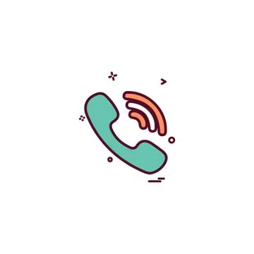 Viber icon design vector Illustrazione stock