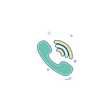 Viber icon design vector Illustrazione stock
