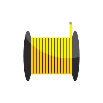Viber optic cable icon Illustration
