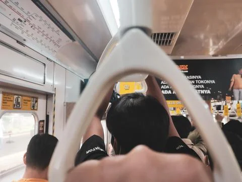 Vibes on subway Stock Photos