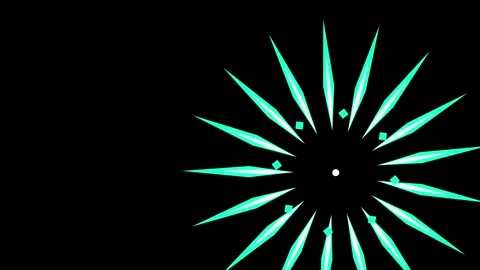 Vibrant 2D Animated Firework Explosions for Festive Backgrounds Stock Footage 344034207