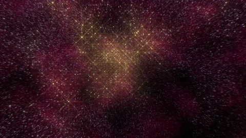 Vibrant 3d digital artwork celestial dots dance across the pixelated canvas Video stock 289231542