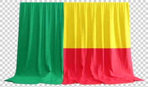 Vibrant 3D rendered flag reflects unity Conferences honor culture military .. Stock Illustration