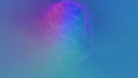 Vibrant 3d rendering of a swirling blue and purple vortex Vídeo Stock 285692196