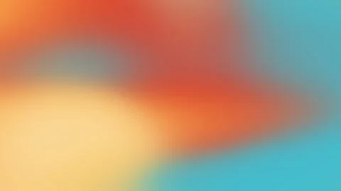 Vibrant 4k motion background with gold, turquoise, red, and cream smooth gr.. Video stock 333458392