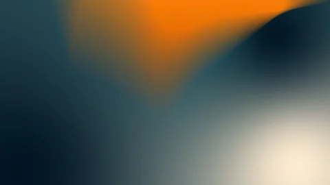 Vibrant 4K seamless loop background with soft gradient hues of orange, blue, and Stock Footage 300840424