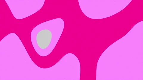 Vibrant abstract animated background features playful pink shapes Stock Footage 290054709