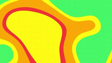 Vibrant Abstract Animation with Textured Green, Yellow, Orange, and Red Shapes Stock Footage 308627460