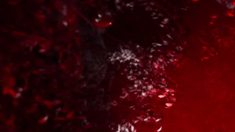 Vibrant Abstract Art Featuring Swirling Red Tones and Dynamic Energy Stock Footage 344822482
