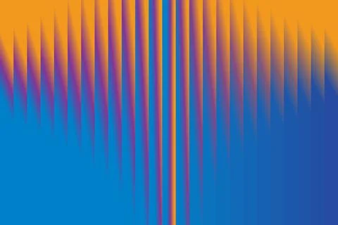 Vibrant Abstract Background with Blue, Orange, and Purple Gradient Stripes Stock Illustration
