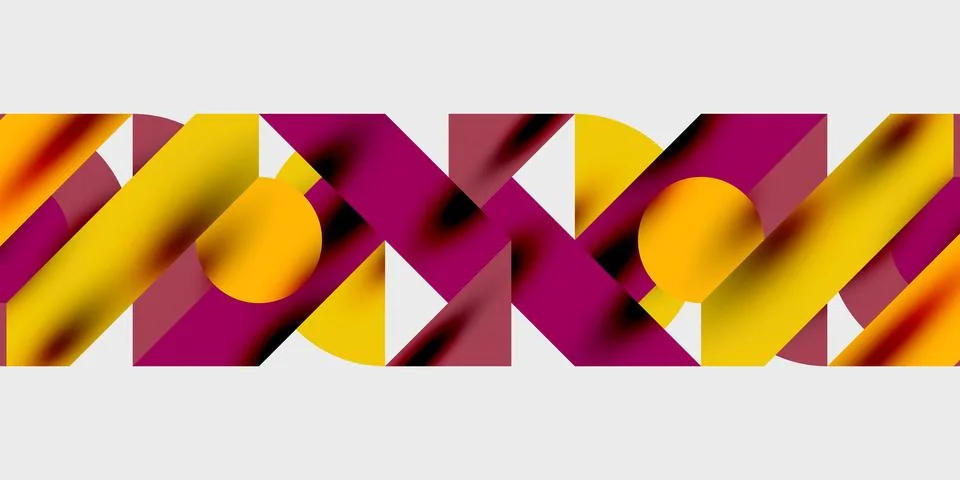 Vibrant abstract background circles with smooth gradients, creating a dynamic Illustrazione stock