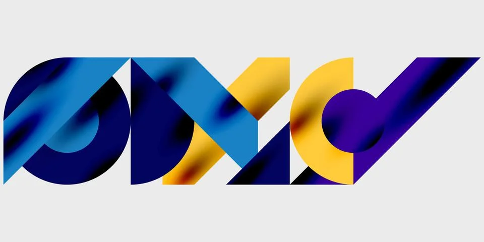 Vibrant abstract background circles with smooth gradients, creating a dynam.. Illustrazione stock