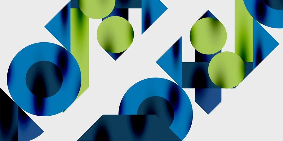 Vibrant abstract background circles with smooth gradients, creating a dynamic イラスト素材