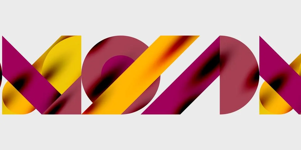 Vibrant abstract background circles with smooth gradients, creating a dynamic Illustrazione stock